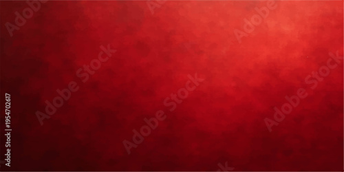 A textured red grunge background with copy space featuring a vintage aged paper pattern and an old antique wall material design for a retro art backdrop