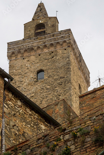 The village of Monteriggioni in Tuscany	