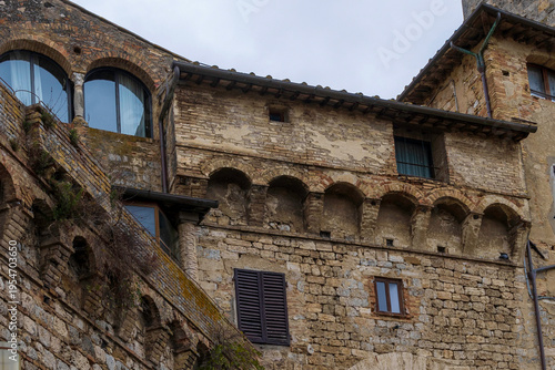 The village of Monteriggioni in Tuscany	