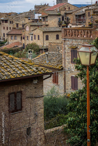 The village of San Gimignano in Tuscany	
