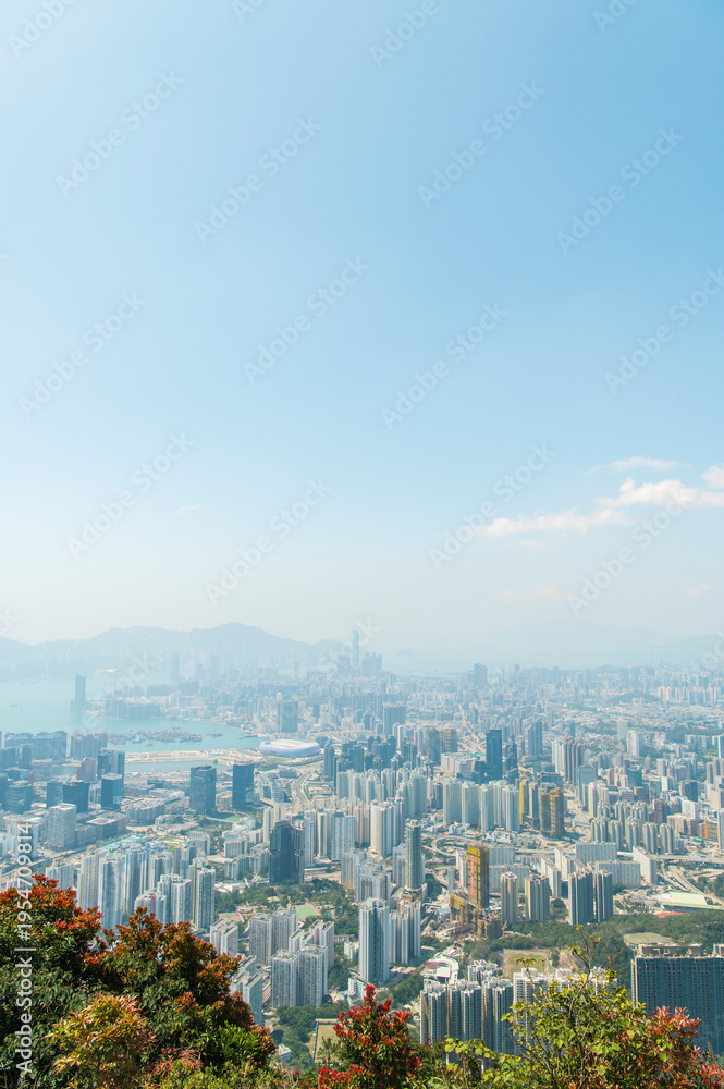 Fototapeta premium 香港 飛鵝山からの景色