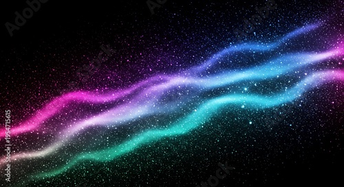 Cosmic Dust Trails: A Digital Nebula