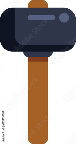 Sledgehammer icon representing construction demolition work equipment