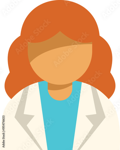 Female medical professional user avatar in a lab coat, representing healthcare experts