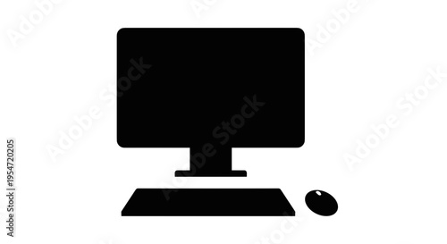 Computer monitor and mouse icon.