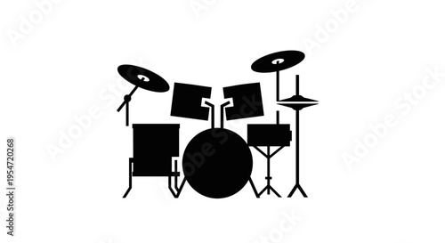 Drum set musical instrument.