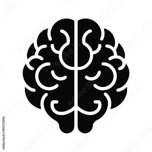 Brain Learning Icon Vector Illustration