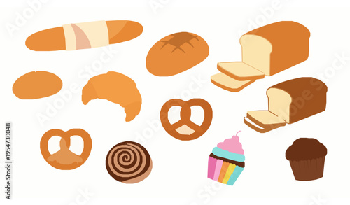 Minimal travel luggage and airplane icons set black outline suitcase flight speed logistics vector illustration