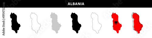 Map of Albania