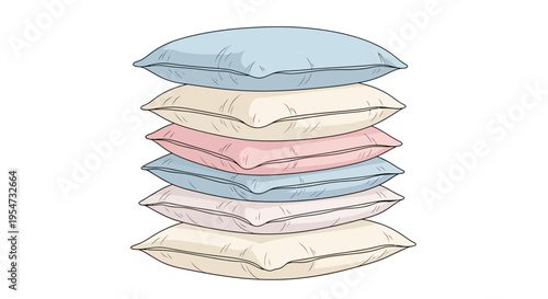 Stack of colorful pillows and cushions.