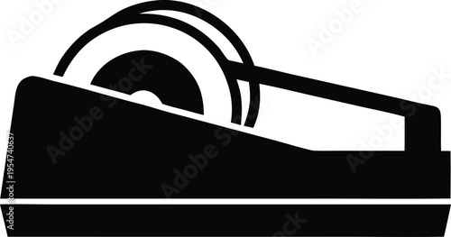 tape dispenser vector illustration on transparent background