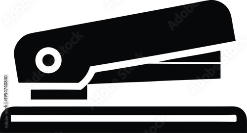 stapler desktop vector illustration on transparent background