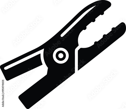 hole punch single hole vector illustration on transparent background