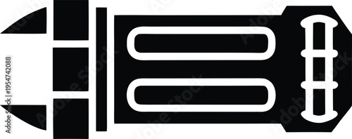 center punch vector illustration on transparent background