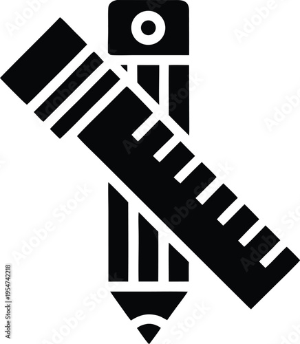 carpenter s pencil vector illustration on transparent background