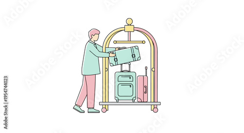 Person pushing hospital equipment cart.