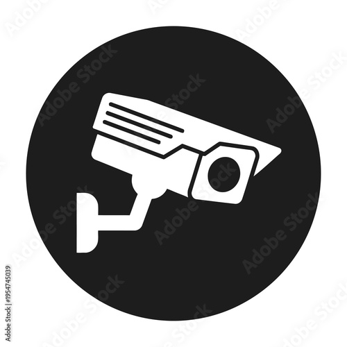 Security camera icon surveillance symbol