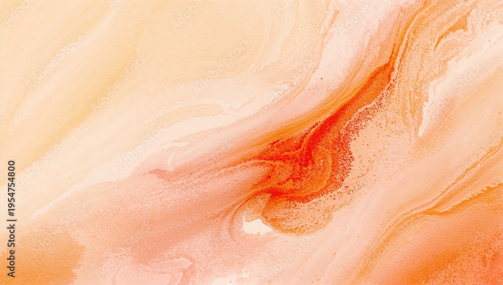 Fototapeta premium Watercolor and Marble Textured Background - Soft Artistic Blend with Elegant Veining and Organic Washes