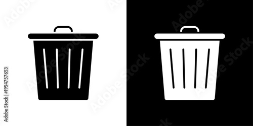 Trash Icon Sheet Black And White