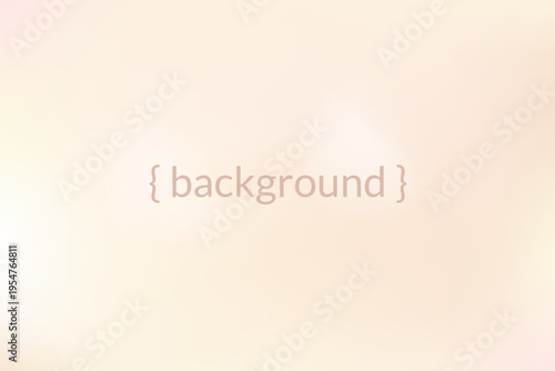 Beige rose and peach gradient with soft pink glow and dreamy cream blur. Gentle beige ombre with gold tones on a fuzzy vector backdrop. Gradation for beauty banner and skincare template.