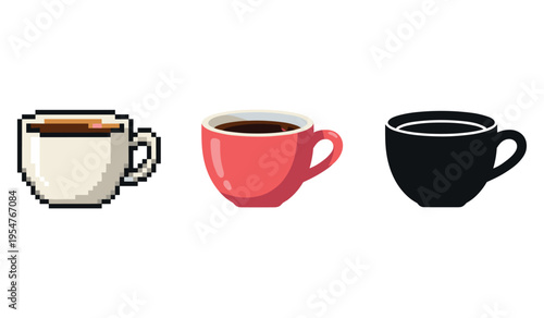 Pixelated to modern: evolution of coffee cups in design