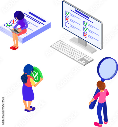 Online Survey Questionnaire Form or Test