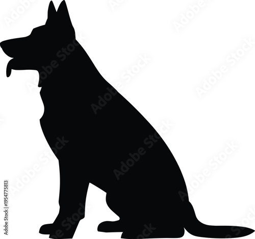 Silhouette of a male teacher or proctor supervising diverse students sitting at desks taking an exam in a classroom setting.