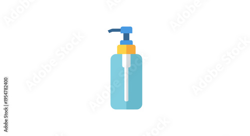hand sanitizer bottle with pump dispenser