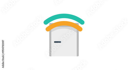 wi-fi signal strength indicator on a white background