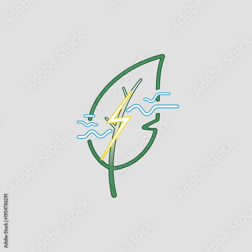 Electricity generated from natural renewable energy.