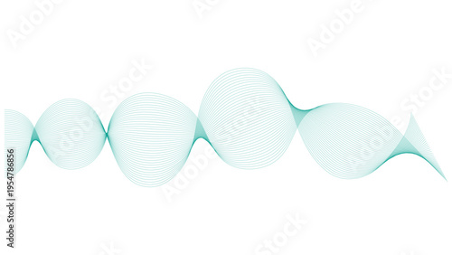 Abstract wave element for design. Digital frequency track equalizer.  Technology abstract lines on white background. 