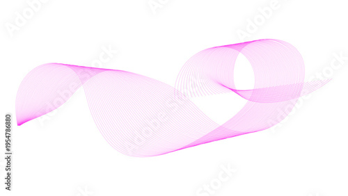 Abstract wave element for design. Digital frequency track equalizer.  Technology abstract lines on white background. 