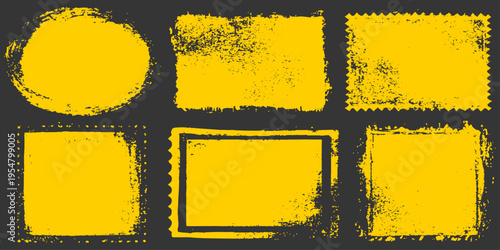 A vintage grunge design featuring the Belgian and Ukrainian flags with a dirty black and yellow paint texture on a square paper frame vector illustration pattern