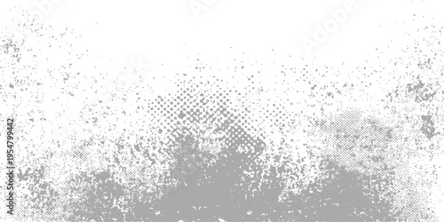 An old dirty window glass surface features an abstract grunge pattern with cold frost textures and liquid rain drops creating a black and white nature backdrop