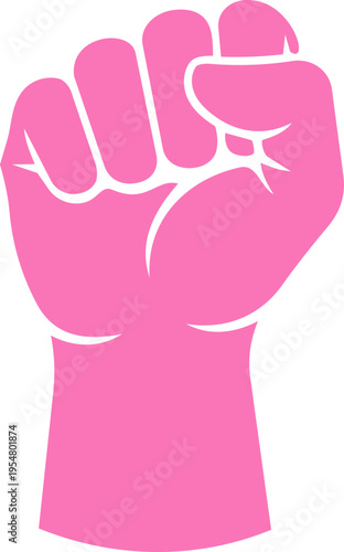 Strong Female Raised Fist – Feminist Protest Power