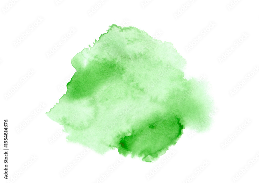 Fototapeta premium Watercolor spot isolated