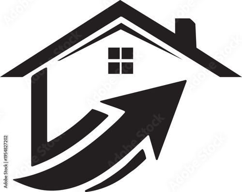 Real Estate Growth and Market Trends Icon
