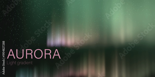 aurora light gradient colorful atmospheric night effect