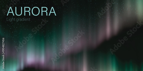 aurora light gradient vibrant cosmic illumination design