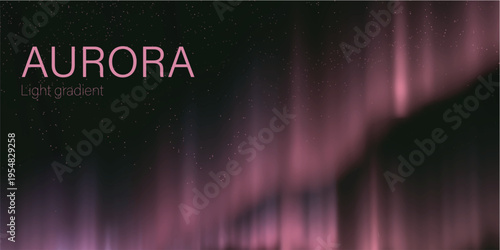 aurora light gradient mystical northern lights atmosphere
