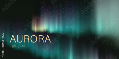 aurora light gradient elegant cosmic glow backdrop