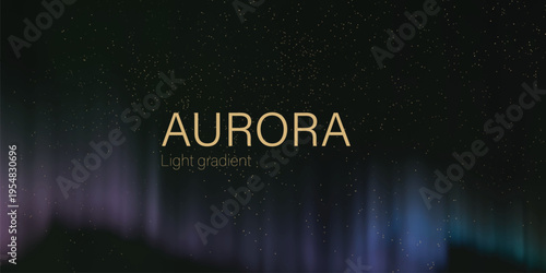 aurora light gradient glowing cosmic night texture