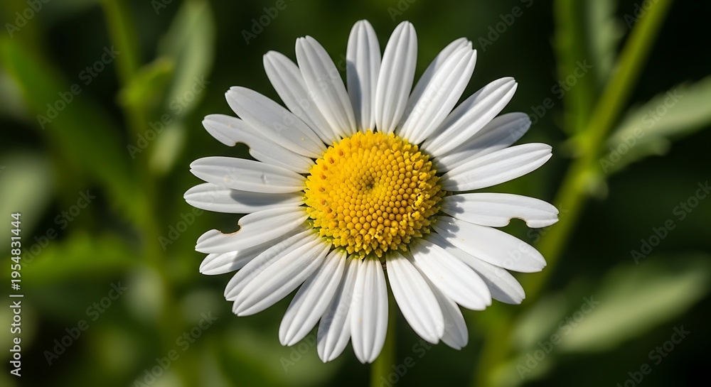 Fototapeta premium Close-up of a beautiful daisy flower in full bloom.