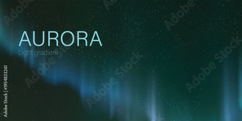 aurora light gradient vibrant sky glow background