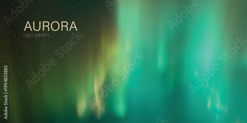 aurora light gradient atmospheric glowing sky design