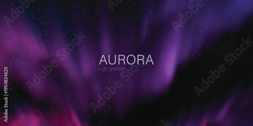 aurora light gradient abstract luminous northern sky