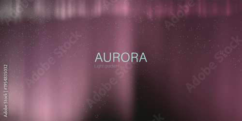 aurora light gradient mystical glowing polar waves