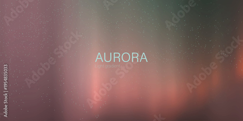 aurora light gradient luminous sky illumination background