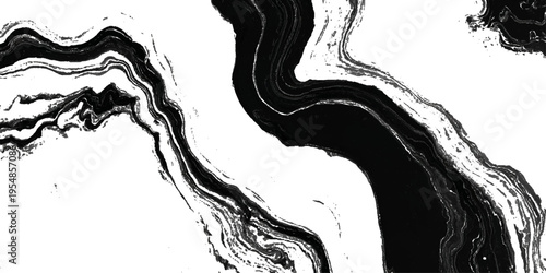 Vintage strata stone texture background. old black grunge natural rock detail.