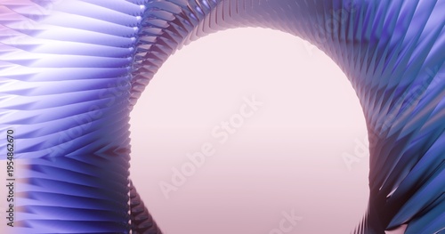 Futuristic architecture background 3d render